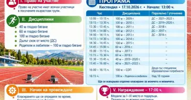 АТЛЕТИЧЕСКИ ТУРНИР „КЮСТЕНДИЛ 2026“