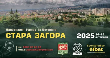 НАЦИОНАЛЕН ТУРНИР ПО МИНИ ФУТБОЛ ЗА ВЕТЕРАНИ 2025